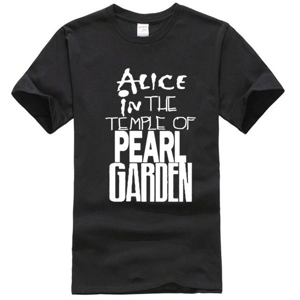 

alice in the temple of pearl garden mens t-shirt