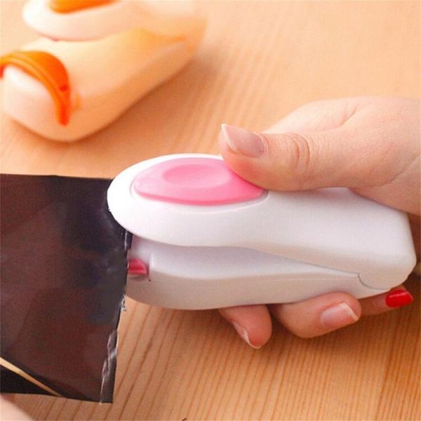 

household portable mini vacyum heat sealing machine impulse sealer seal packing plastic bag package sealer drop shipping
