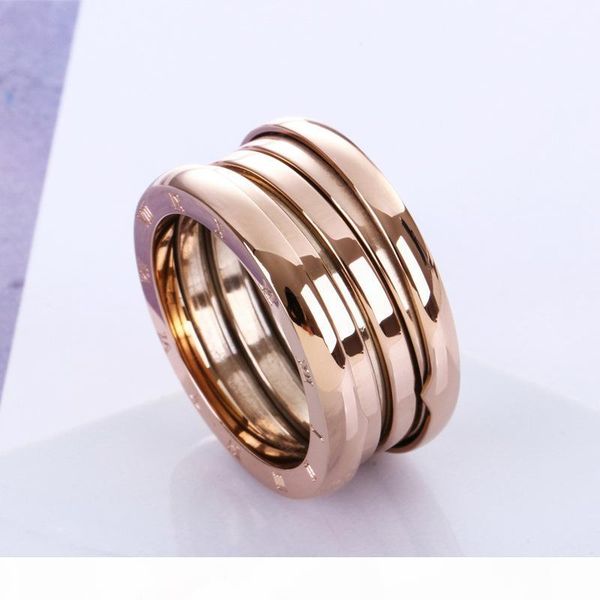 

2018 luxury titanium stainless steel elastic multiwall rhinestone rings yellow gold rose gold silver metal colors women men wedding jewelry