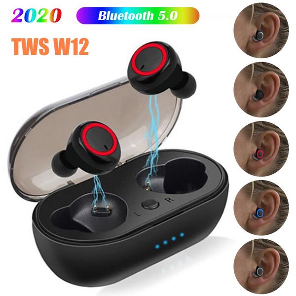 

tws 5.0 bluetooth wireless earphone sports waterproof sports headset touch control music earbuds headphones for xiaomi phone
