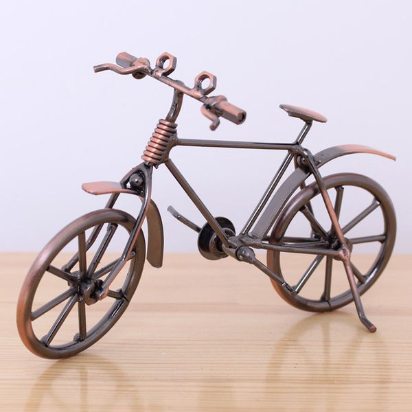 

figurines bike model home decor children toy crafts diecast bicycle simulation