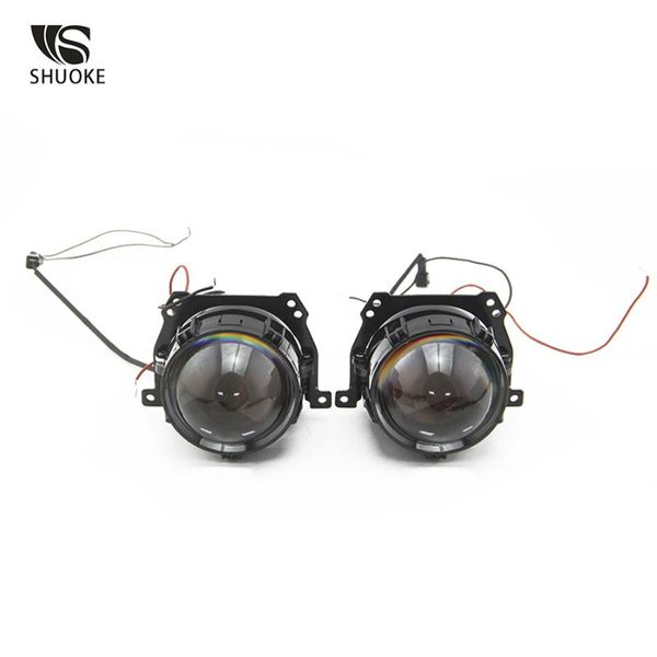 

shuoke new mini bi-led projector lens light 2 pcs for e60, for f10, f30, e53, e90, 4