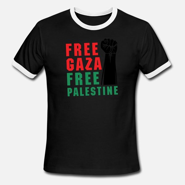 

gaza palestine t shirt men customize cotton o-neck normal sunlight funny spring autumn original shirt