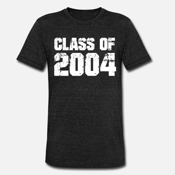 

class of 2004 graduation reunion party gift t shirt men designing 100% cotton s-xxxl slim sunlight comical summer style kawaii shirt