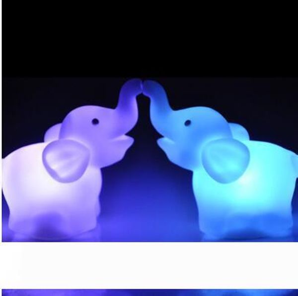 

elephant led lamp color changing night light atmosphere for kid baby bedside bedroom decoration children gift cute lamp