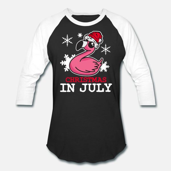 

flamingo christmas in july t shirt men knitted short sleeve s-3xl standard interesting basic summer leisure shirt