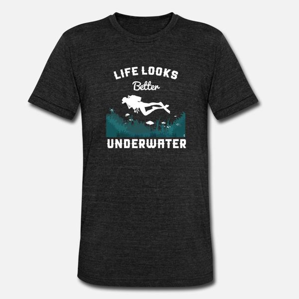 

life underwater scuba diving diver marine t shirt men knitted 100% cotton euro size s-3xl leisure sunlight basic summer style normal shirt