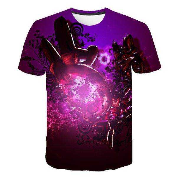 

colourful abstract men psychedelic 3d print shirts funny anime graphic men clothing
