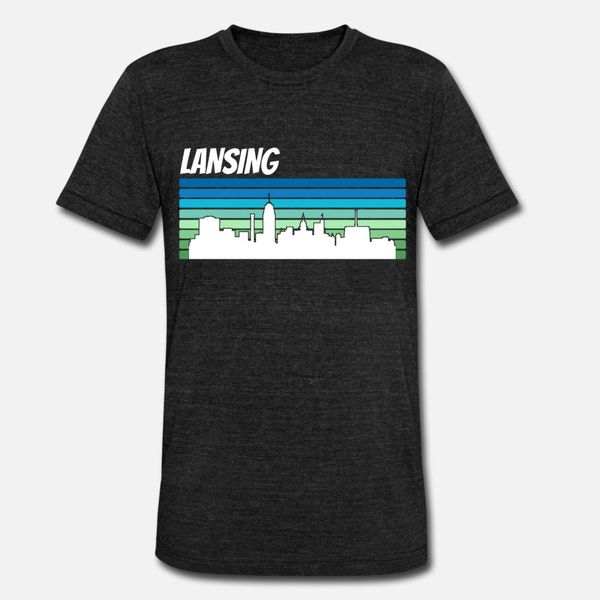 

retro lansing skyline тенниски мужчину дизайнер майк o-образный вырез новизна интересного новый стиль лето стиль письмо рубашка