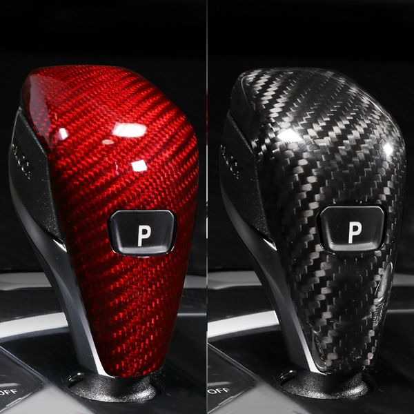 

car interior car engine start sbutton carbon fiber sticker gear shift cover decor for bmw g20 g28 325li 320i 2018~ 3 series