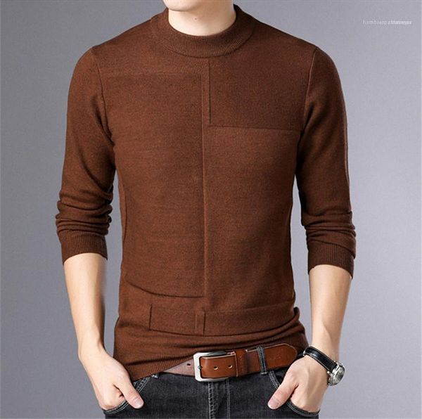 

men sweaters slim autumn fashion male pullovers designer men sweaters patchwork color long sleeve o neck, White;black