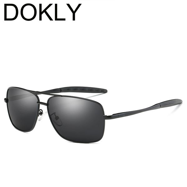 

dokly 2020 new classic polarized sunglasses men women driving square frame sun glasses male goggle uv400 gafas de sol, White;black