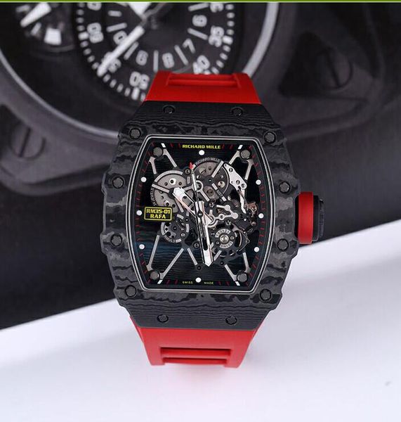 

gt4fashion new a5 richard mill ceramic gold stainless steel 2813 automatic movement men watch sports watches mens wristwatches men