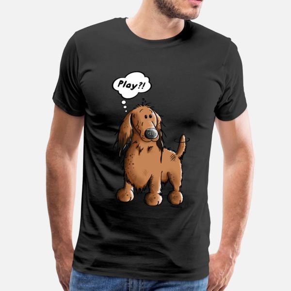 

plaing dachshund dackel teckel gift t shirt men printing cotton o-neck gents fit comfortable summer leisure shirt
