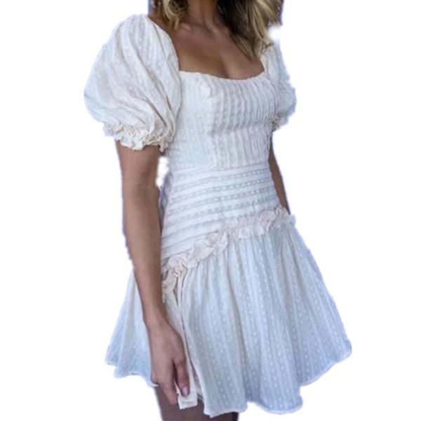 

2020 backless cross lacing up summer dress cute vestidos french lartern beach dresses holiday, Black;gray