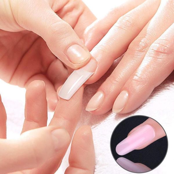 

false nails 120pcs multifunctional storage box full cover fake nail quick building mold form finger extension tips, Red;gold