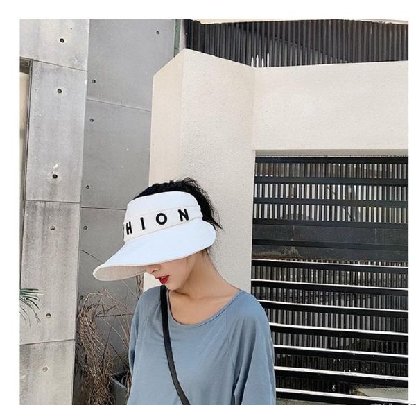 

empty hat female summer wild big brim fisherman hat sunscreen, Blue;gray