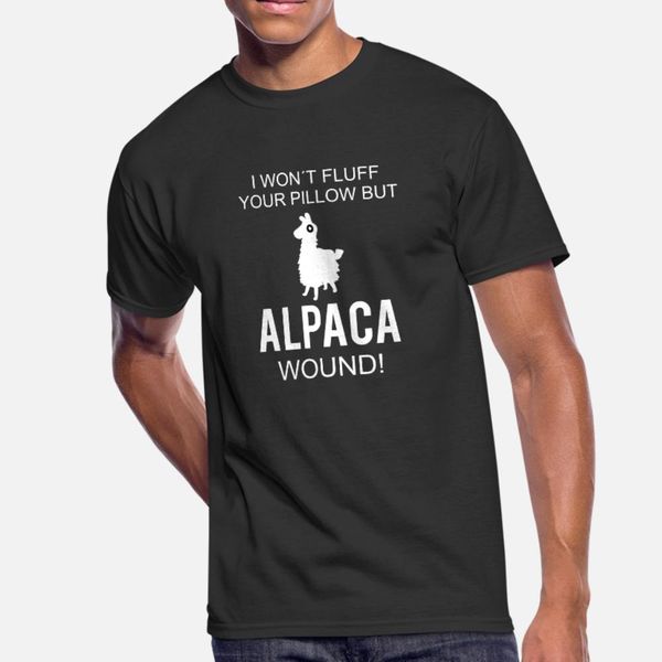 

nurse paramedic alpaca your wound t shirt men print cotton s-xxxl outfit graphic comfortable summer style letter shirt