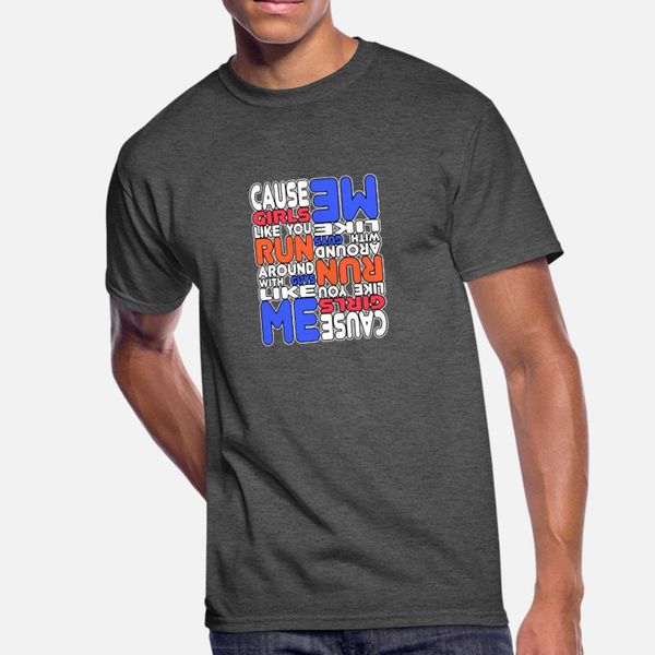 

music single album cause girls like you gift t shirt men printed cotton round collar clothes gift comfortable summer style pictures shirt
