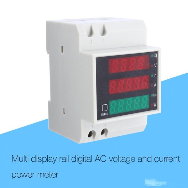 

ac 110v 220v din rail 100a kwh energy power electricity meter ammeter voltmeter quality