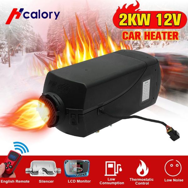 

car heater 2kw 12v air diesels heater parking with remote control lcd monitor for rv, motorhome trailer, trucks, boats