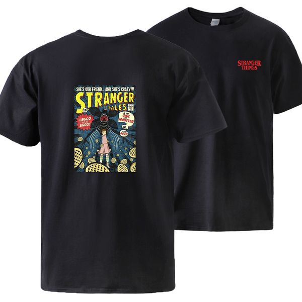 

stranger things mens summer tshirts 100% cotton loose sportswear tees 2020 man brand fashion t shirts