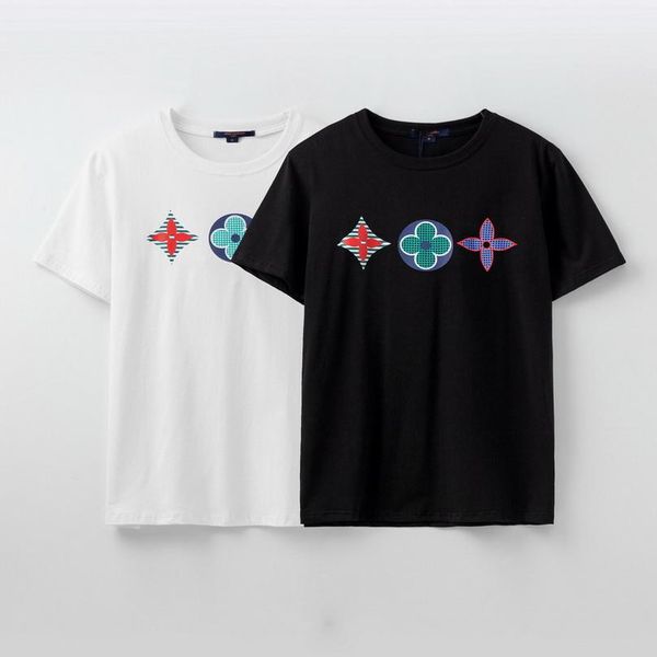 

mens stylist t shirt hip hop mens stylist print t shirt men women summer short sleeve tees black white, White;black