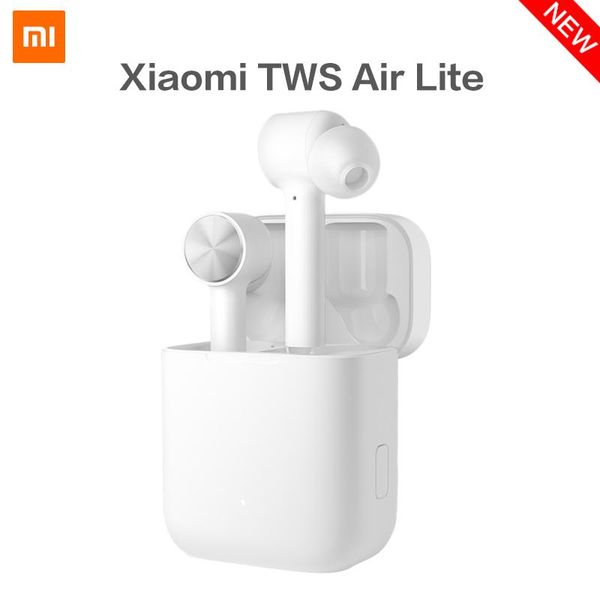 

cgjxsnew xiaomi mi true wireless earphone air lite tws headphone true wireless stereo sport earphones tap control dual mic enc bt 5 .0