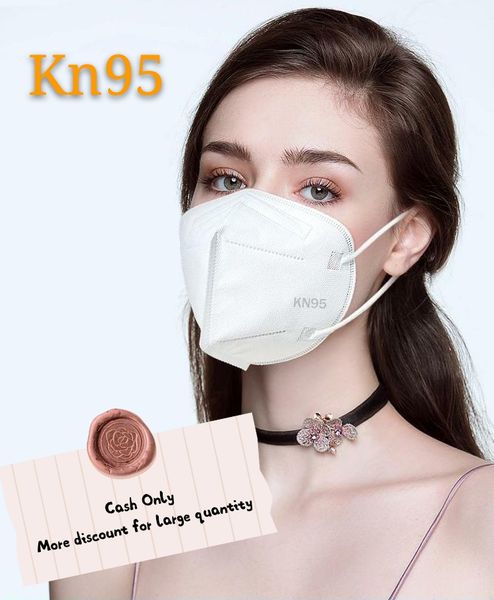 

Spot kn95 respirator five-layer protective mask dustproof, haze and UV protection disposable mask without breathing valve adult mask