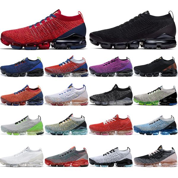 

arrival fly 3.0 sneakers knit mens women running shoes triple black white cny tiger rainbow sports shoe 36-45