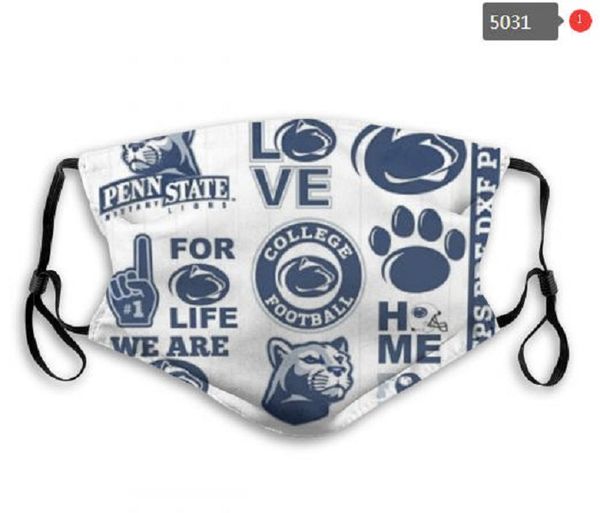 

wholesale teams college student designer face mask 5 layer activated carbon filter waterproof breathable mask m-shaped nose clip mask c32