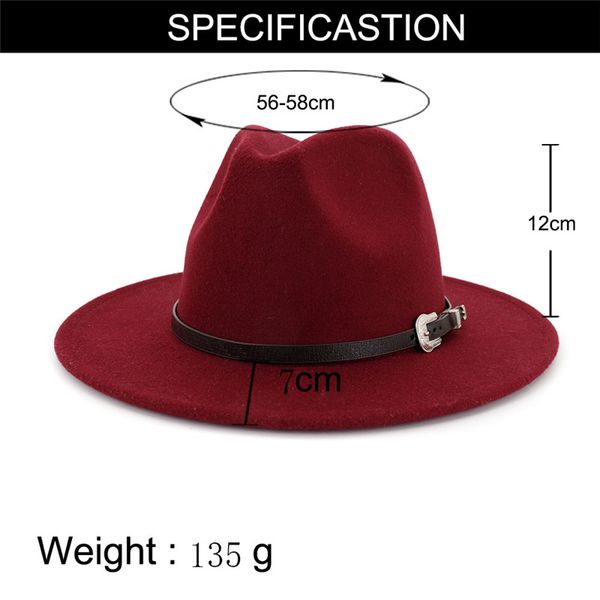 

x3008 новый стиль шерсть fedora шляпы осень и зима шерстяные hat женский плоский брим gentleman fedora hat регулируемый размер фетровых шляп, Blue;gray