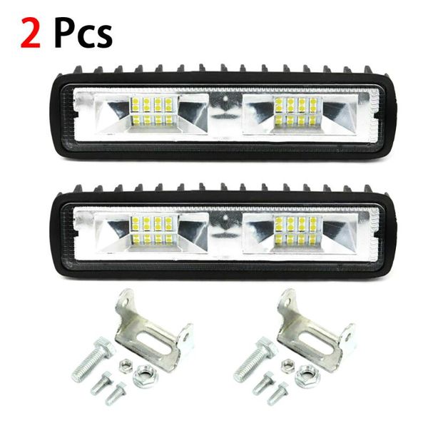 

2x 18w 12v 16led work light bulb spot beam bar car suv off road driving fog lamp