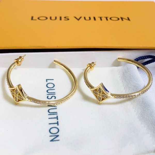 

the new style is selling popular and stylish retro letter designer earrings luxury designer jewelry women earrings gg020, Silver