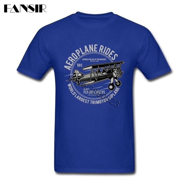 

xs-3xl aeroplane rides pilot amazing t-shirts men man's short sleeve crewneck cotton men t shirt family tee
