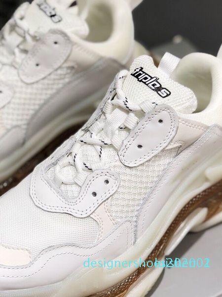 

air transparent sole sneaker men tripler shoe women casual shoe designer sneaker vintage chuassures luxury platform espradrilles 1 d01, Black