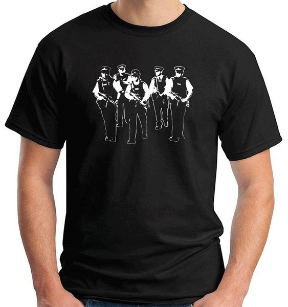 

2019 new fashion brand clothing t shirt sale police mob t-shirt sale round neck selling male natural cotton tee shirt