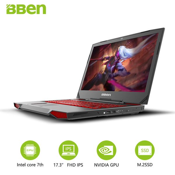 

bben g17 game computer 17.3 inch windows10 intel 7700hq 8 ram 128g ssd 1tb hdd nvidia gddr5 6g ram fhd backlit keyboard