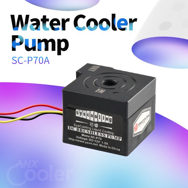 

syscooling sc-p70a water pump liquid cooling quiet pump with water tank 2 orders