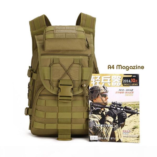 

designer-3p militarytactics molle backpacks 40l assault nylon travel bag rucksack outdoor travel hiking backpack nylon bags