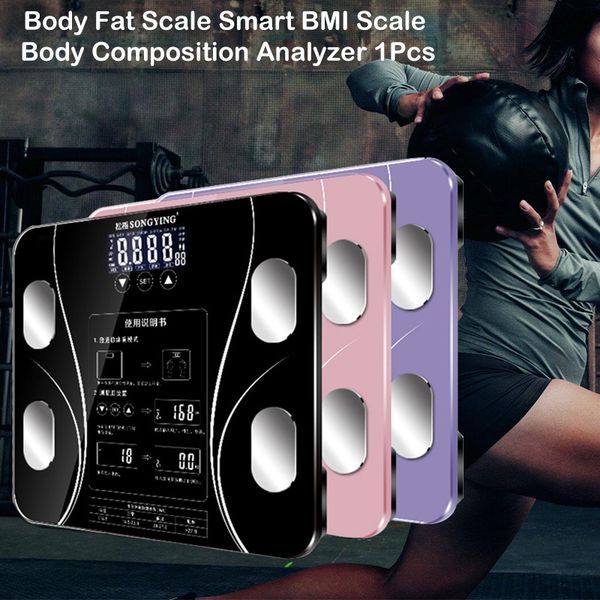 

body fat scale bmi weight monitor health analyzer fitness lose weight tools scales smart lcd digital wireless phone receive