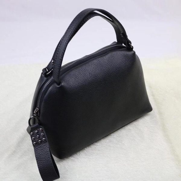 

genuine leather crossbody bags for women fashion boston tote bags ladies shoulder bag female luxury handbag purse bolsa feminina