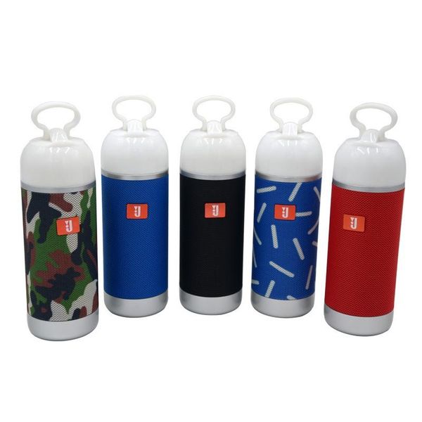 

1pcs new mobile phone wireless colorful lights bluetooth speaker camping lighting card u disk portable audio radio ae01