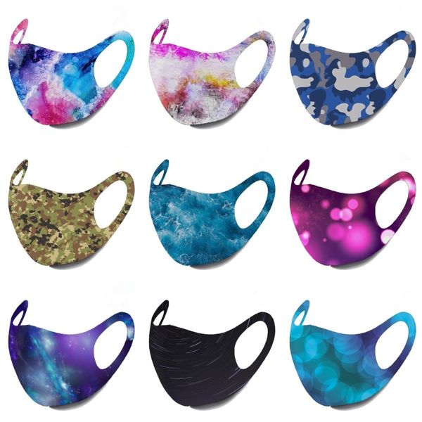 

gvl4i 3d printing magic scarf multi-function sports face neck mask er scarf anti-uv cycling bandana outdoor half headwea#357#796#488