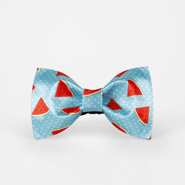 

2020 summer bow ties for men designers brand butterfly bowties watermelon printed wedding bowties jelly light blue jelly color, Black;gray