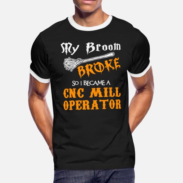 

cnc mill operator t shirt men printing short sleeve s-3xl fit crazy new style spring vintage shirt