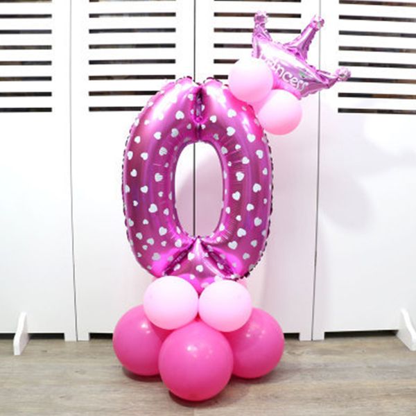 

32 «» 0-9 количество шаров набор детей birthday party украшения руководство balloon годовщину свадьбы home decor