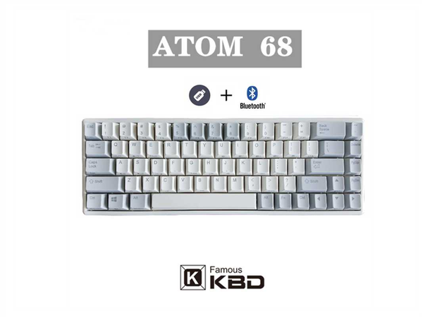 

niz keyboard atom68 capacitive bluetooth dual mode full key programmable and rgb