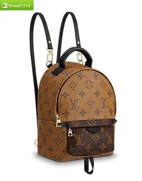 

k34x backpack palm springs backpack mini m42411 2018 women exotic leather bags iconic bags clutches evening chain wallets purse, Silver