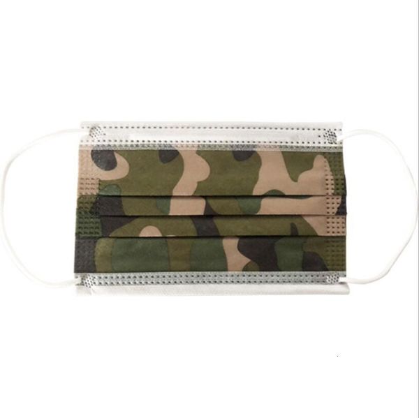 

car camouflage green disposable cartoon boys kid girls non-woven mouth anti pollution breathable face masks for print mask